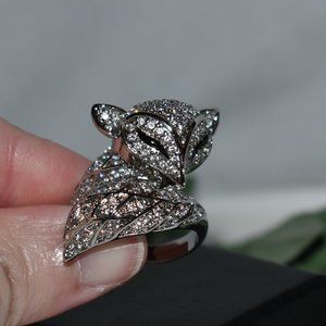 Fox CZ Ring, Size 10